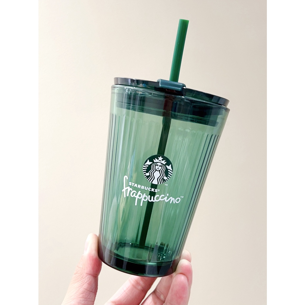 Tumbler starbucks edisi Frappuccino - Mug cup Starbucks - Botol minum kaca premium gelas kantor gela