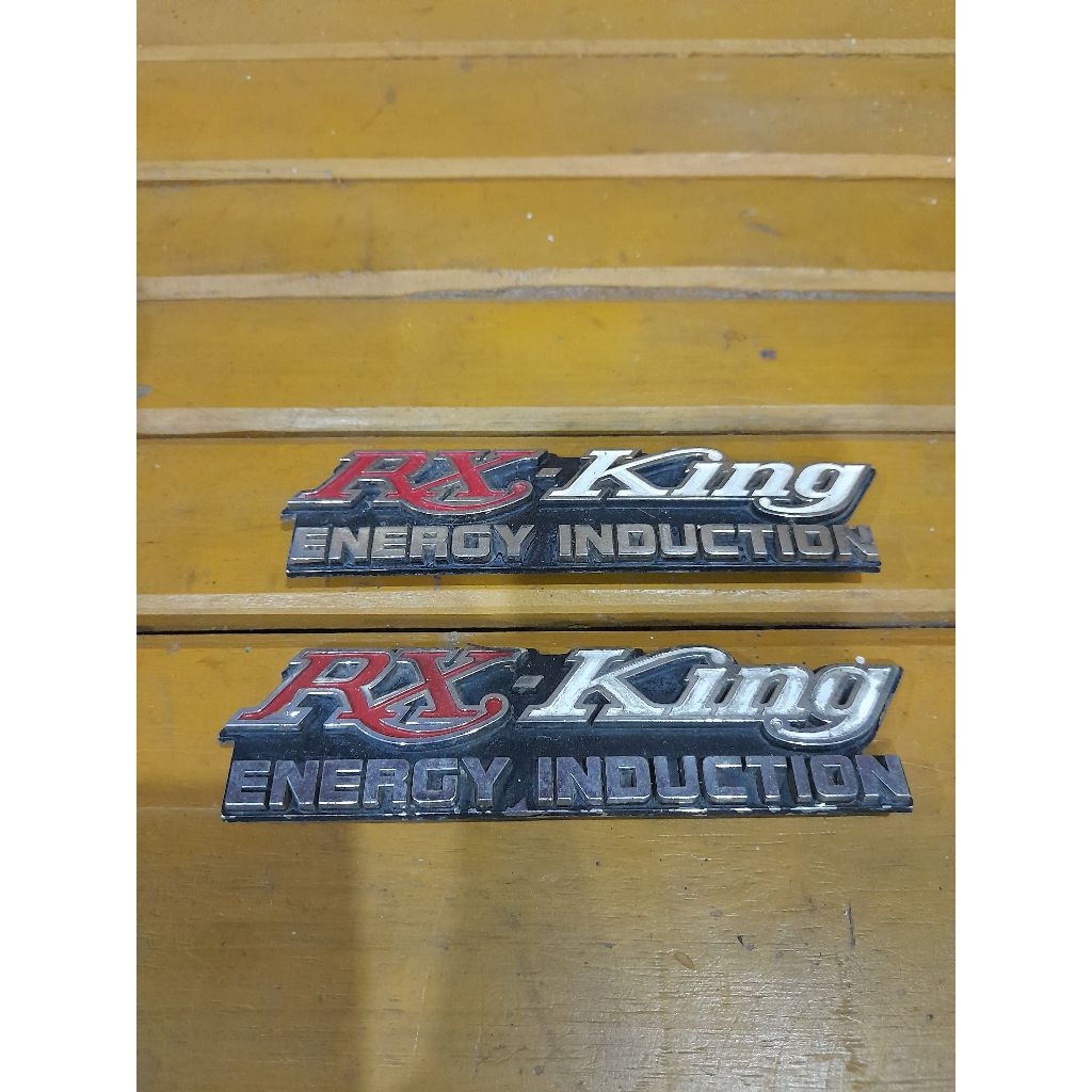 Emblem Box Bok Cover Aki Samping Yamaha Rx king Cobra 135 CC 1983-1994 Original