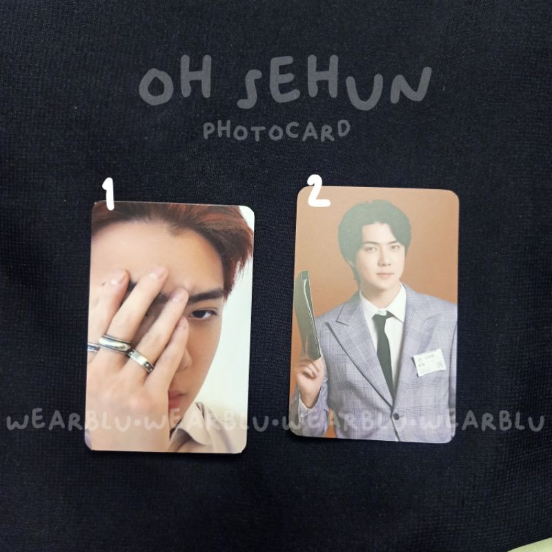 EXO EXO EXO PHOTOCARD SEHUN EXO