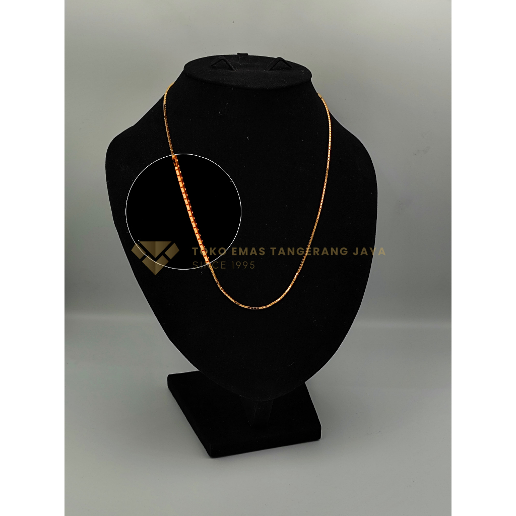 Kalung Emas Fashion Italy Kaca 9K