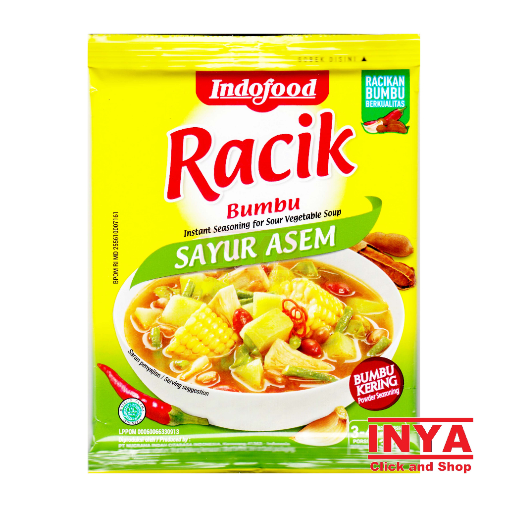 

Racik Bumbu Sayur Asem Kemasan Sachet 33gr Indofood - Instant Seasoning