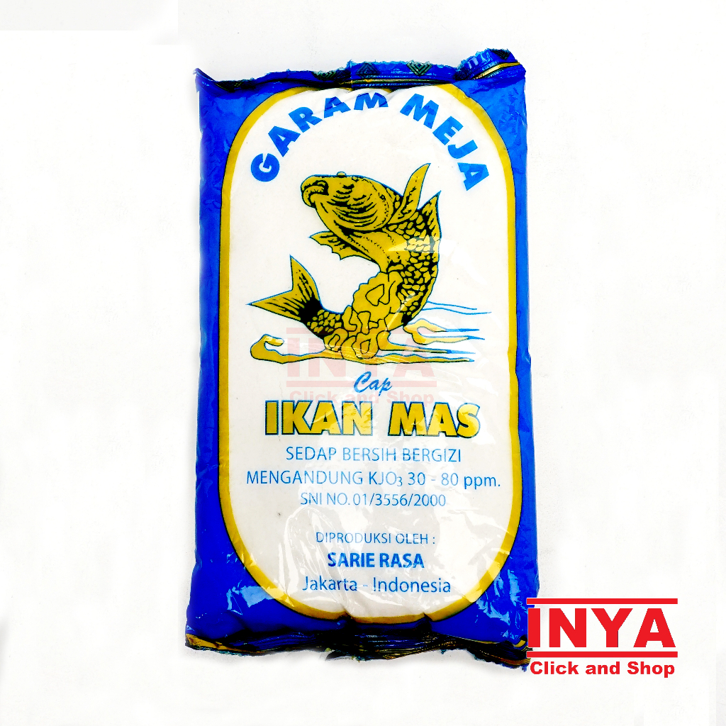 

Garam Meja Cap Ikan Mas 500g Sachet - Salt - Seasonings