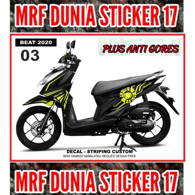 Sticker decal Beat 2020 Full Body  Decal Motor Beat 2020 Sticker Motor Beat 2020 Decal Sticker  Type