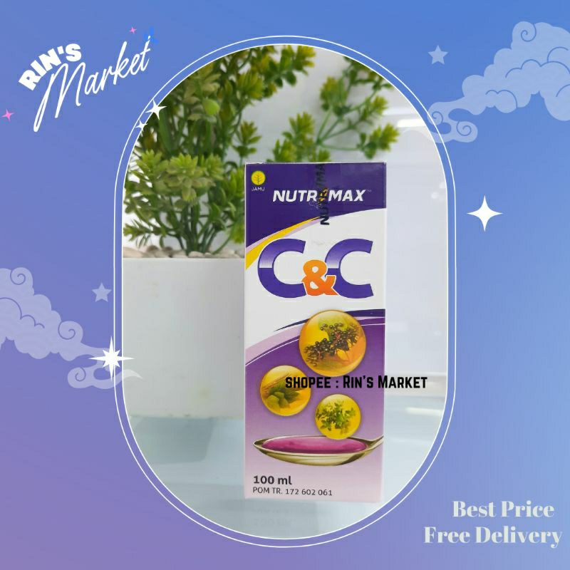 Nutrimax CnC C&C Sirup 100 mL.  Sirup Herbal Pilek Batuk