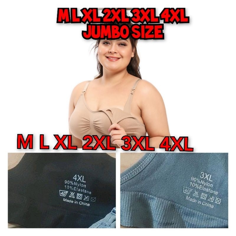 BH MENYUSUI JUMBO BRA BUKAAN DEPAN BRA JUMBO BH JUMBO TANPA KAWAT CUP B C D