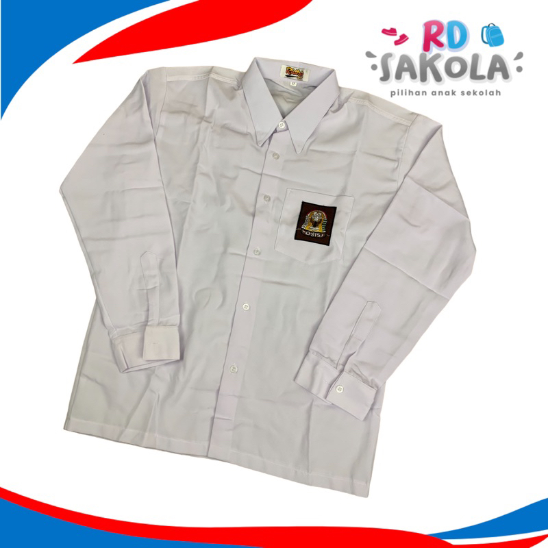 Baju Sekolah SMA Putih Panjang / Pendek Tebal Seragam Sekolah Ridho