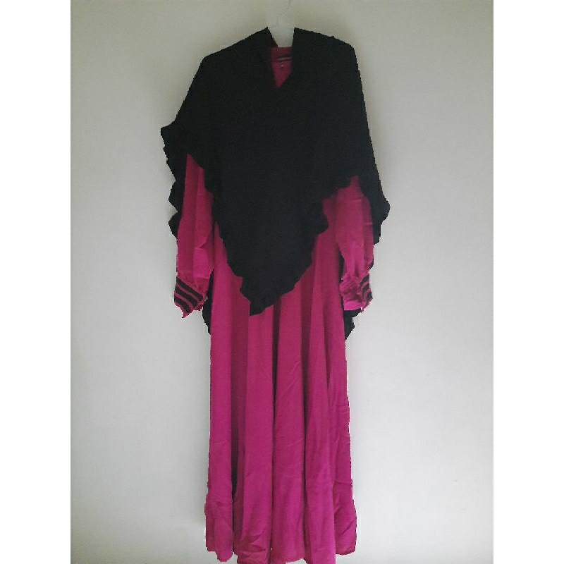 preloved set gamis syari
