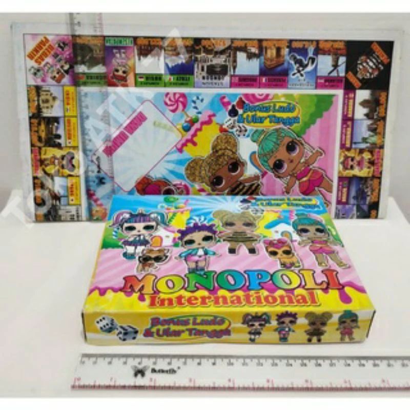 monopoli karakter/mainan anak monopoli dikirim random