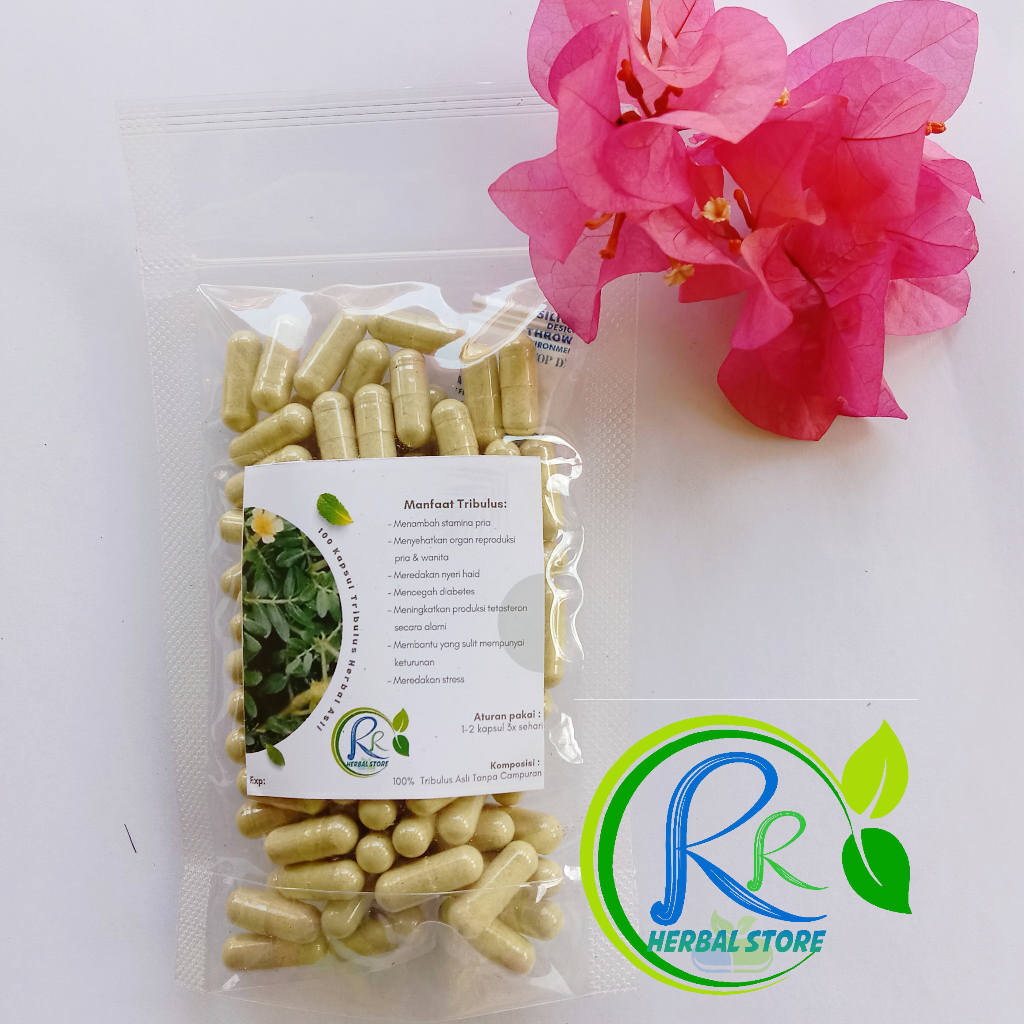 100 Kapsul Tribulus Herbal Asli