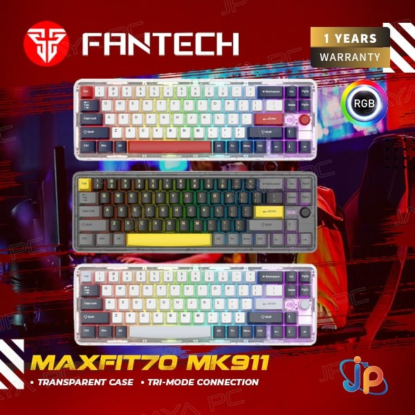 Fantech Maxfit70 MK911 RGB 65% - Wireless Mechanical Gaming Keyboard