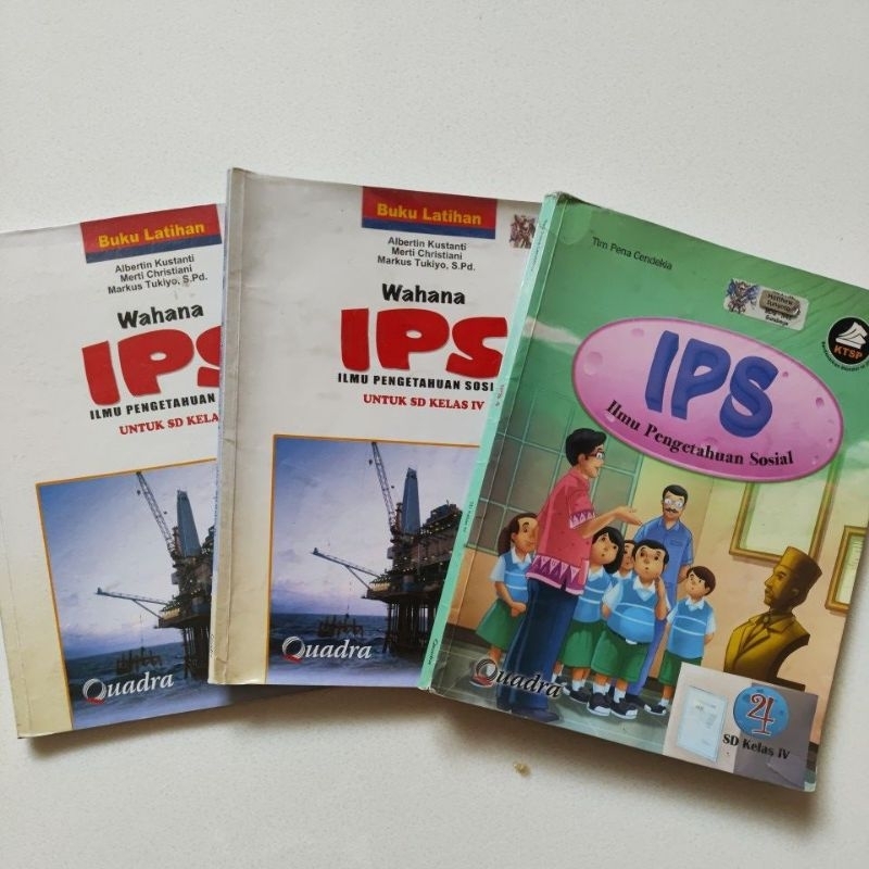 

(BEKAS) Buku IPS kelas 4 kurikulum 2006 (KTSP)