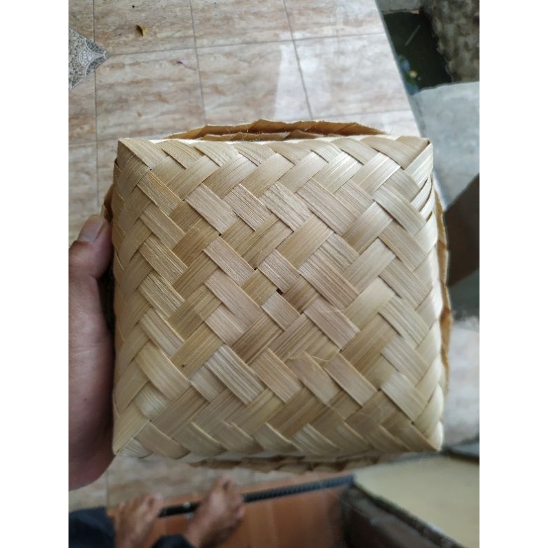 Besek bambu 13x13 isi 20-30 pcs | besek tape | besek gudeg