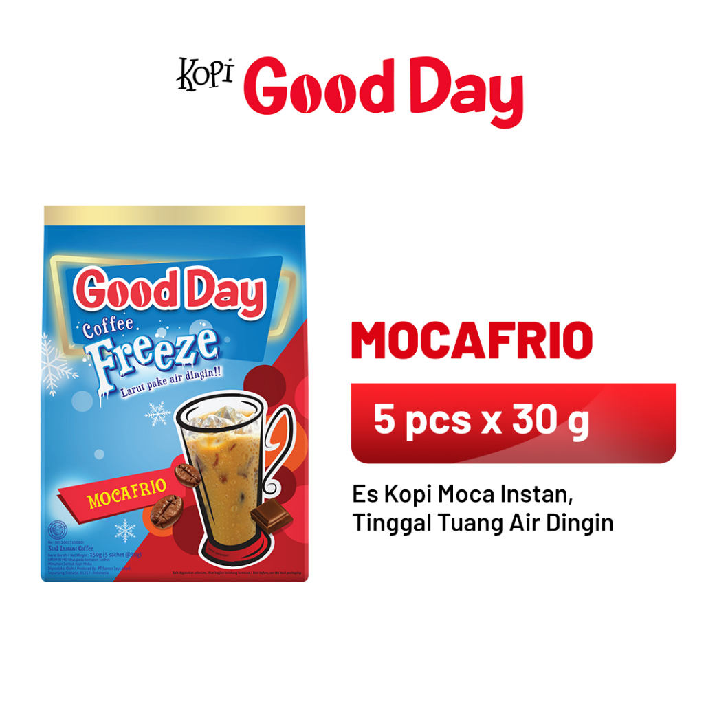 

GOOD DAY Coffee Freeze Mocafrio 1 Bag (5 x 30 gr)