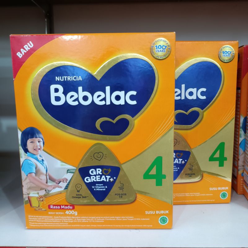 

Bebelac Madu Gro Great + 4 #400g