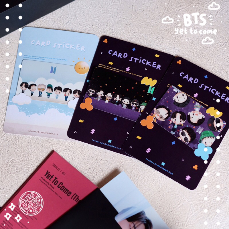 

bangtan card sticker