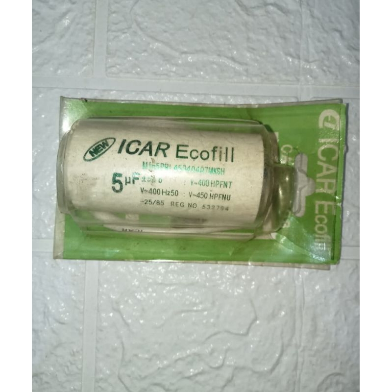 Kapasitor bulat 5 uf ecofill