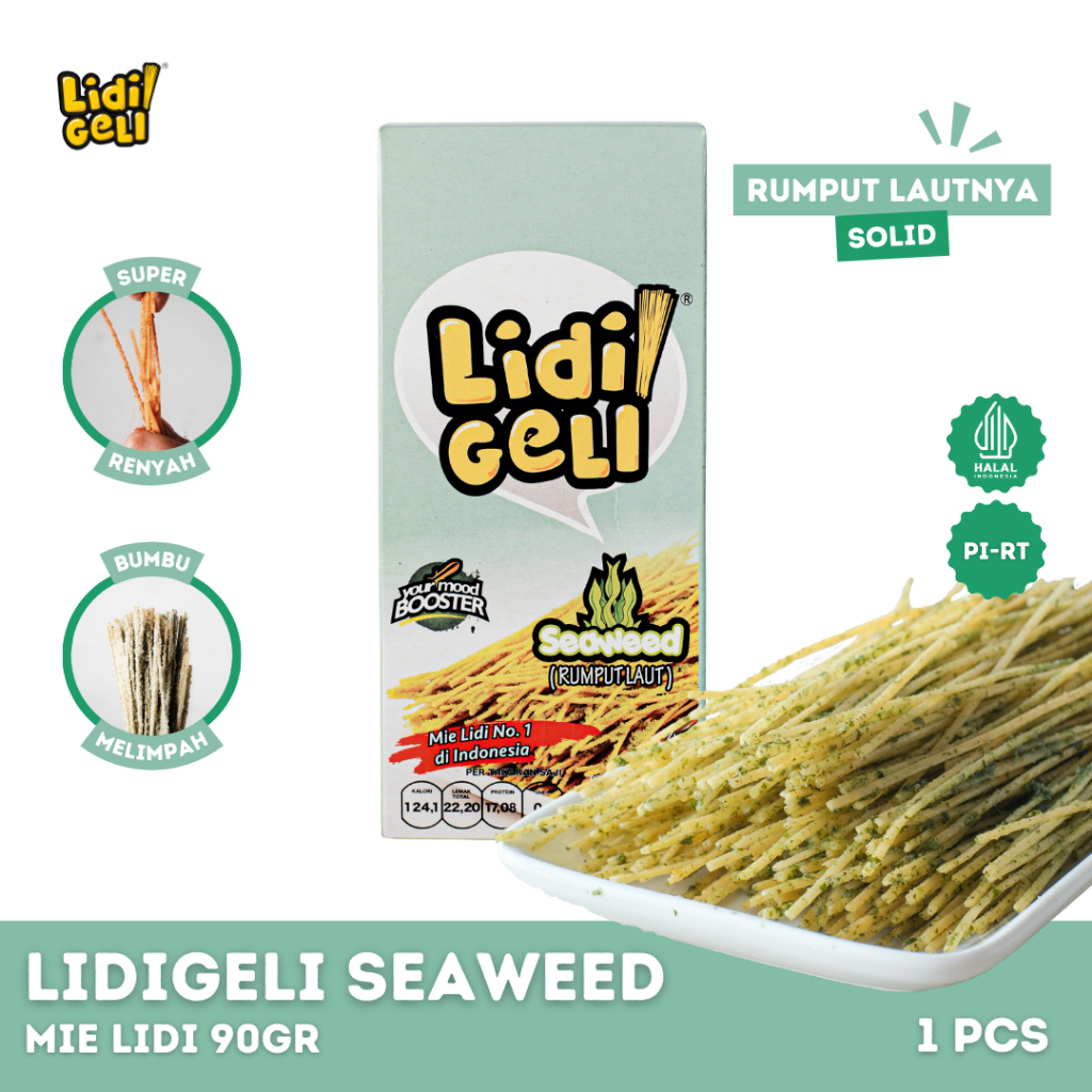 

Lidi Geli - Mie Lidi Rasa Seaweed 90gr