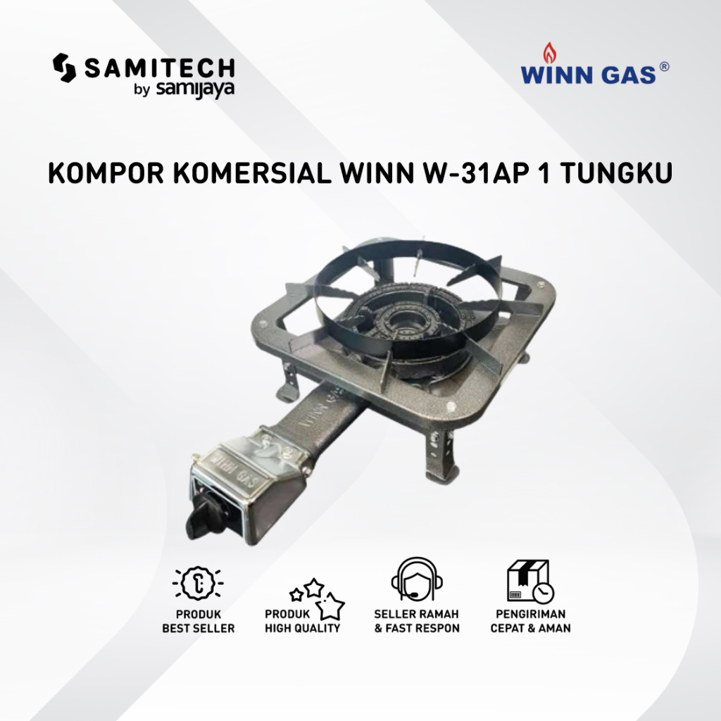 KOMPOR COR KOMERSIL WINN W-31AP 31AP LOW PRESSURE