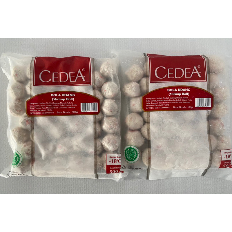 Cedea Shrimp Ball 500 Gr | Bola Udang Isi 35 Pcs | Frozen Food Murah