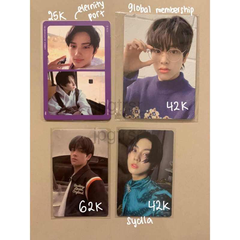 photocard pc enhypen jungwon jake dusk down dawn bdo syclla global membership txt hueningkai