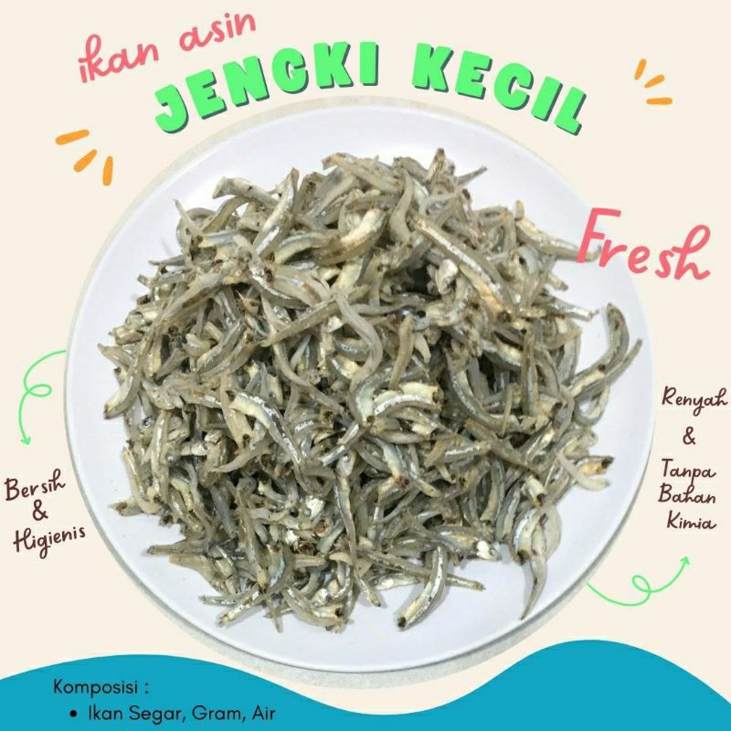 

Ikan Teri Jengki Kecil 10 Ribu Kualitas Super Premium