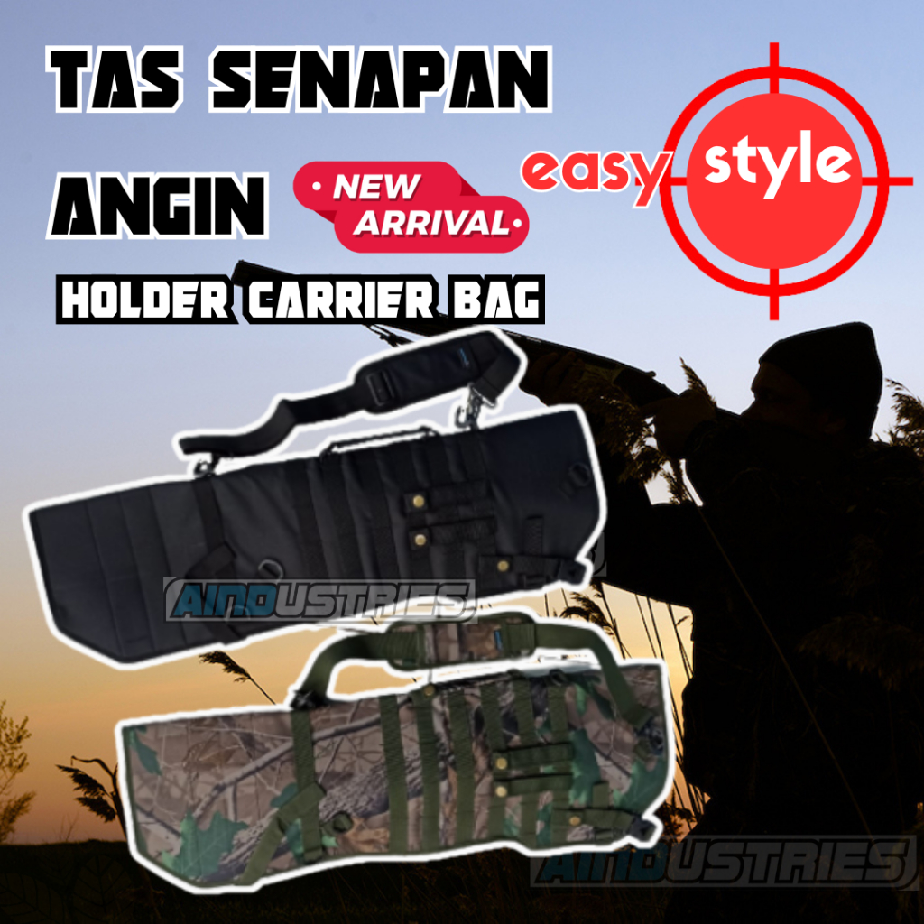 Tas PCP bullup angin bahan tebal jahitan kuat ringkas mudah dibawa