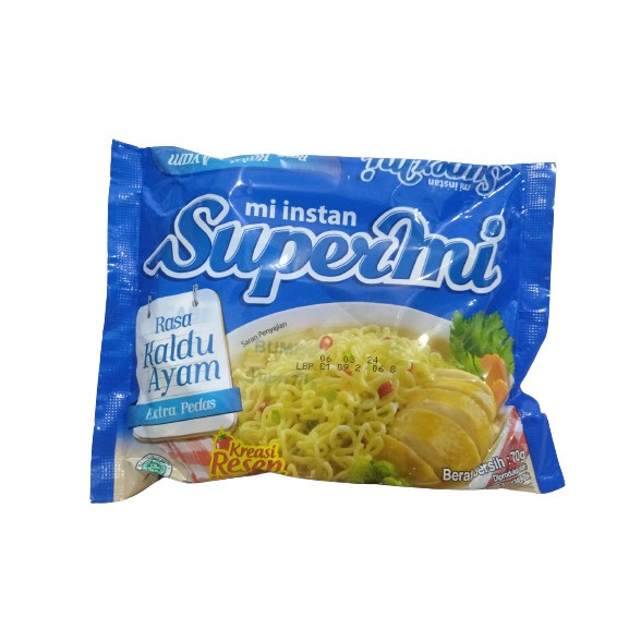 

Supermi Rasa Kaldu Ayam Extra Pedas ( 5 Bungkus / 70 G )