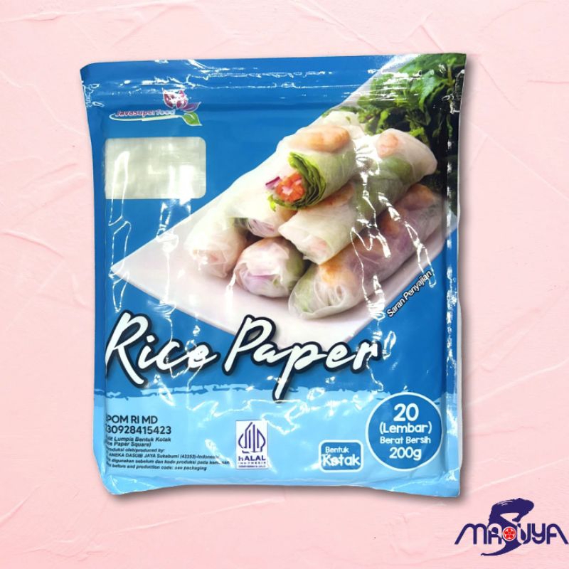 

JSF Rice Paper Kotak 20 lembar 200gr