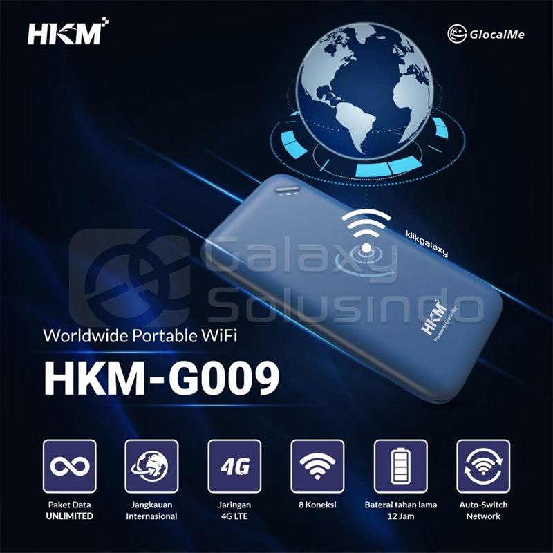 HKM By GLOCALME G009 4G LTE Modem Wifi Mifi