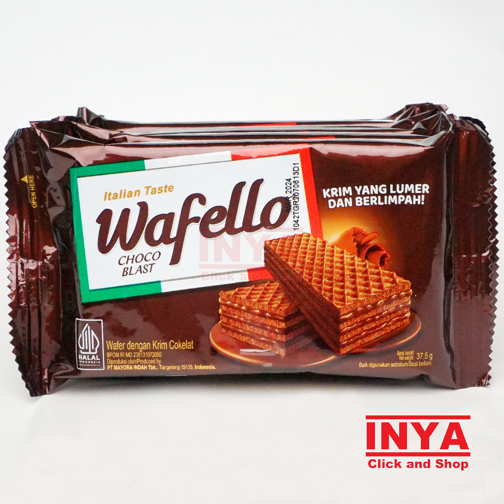 

Wafello Italian Taste Choco Blast 10x37,5gr Pack - Wafer