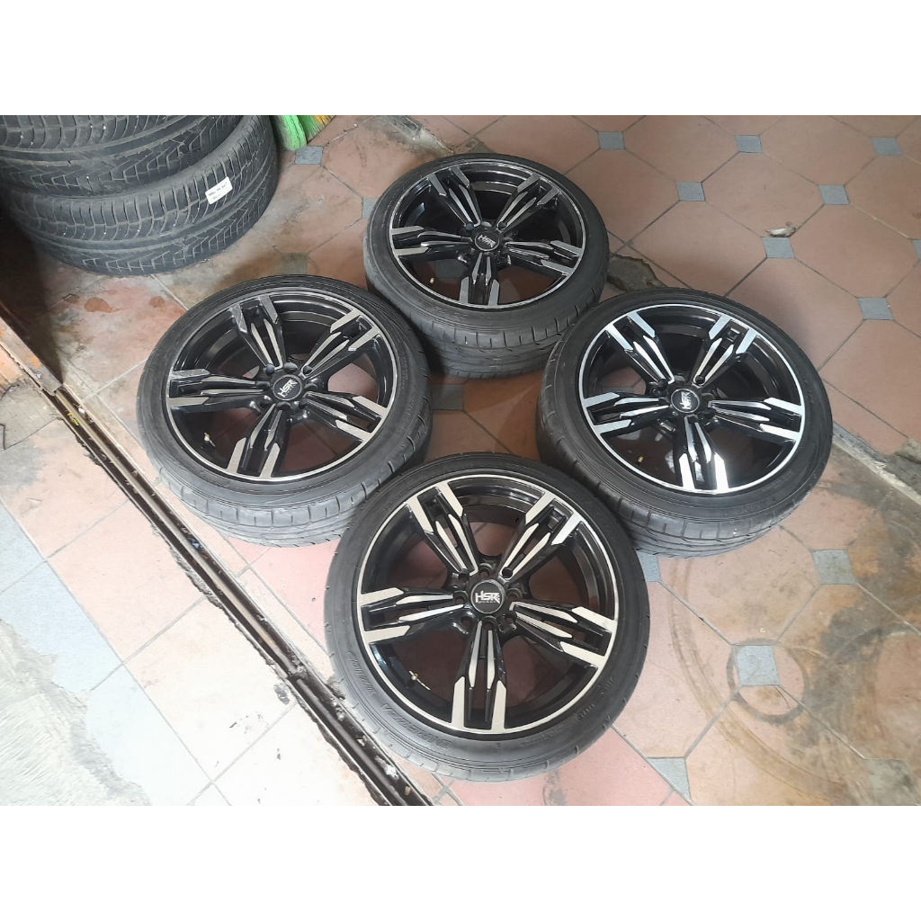 VELG MOBIL SEKEN RACING HSR MERKIN RING 17 HOLE 4X100/114 PLUS BAN