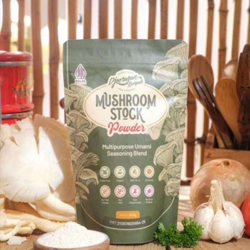 

Kaldu Mushroom Powder ( Kaldu Jamur Asli ) 50 gr - Djoeragan Rempah