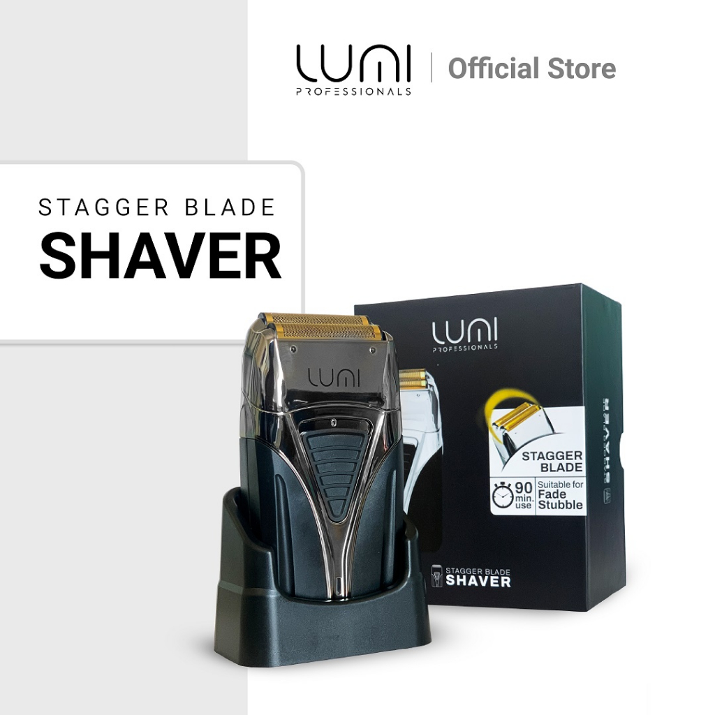 Lumi Shaver Black Silver - Professionals Alat Cukur Rambut