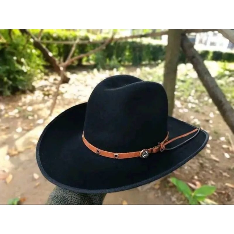 topi laken kulit sapi original