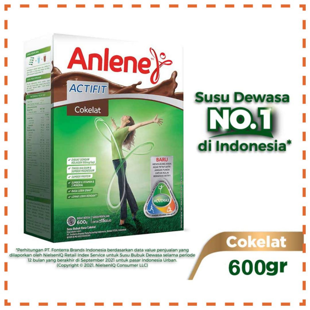 

ANLENE ACTIFIT SUSU UNTUK DEWASA 19-50