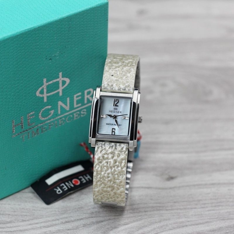 Jam Tangan Wanita hegner 1616 stainless Free Box Hegner
