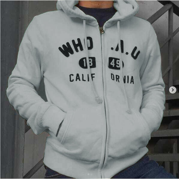 Jaket Hoodie WHO.AU Full Tag California 1849 /Jaket WHO.A.U Premiun Quality Best Seller