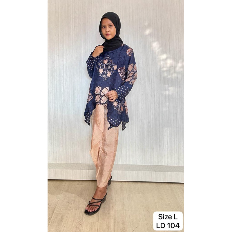 viscose pastel top jisoo set lilit kaftan kondangan