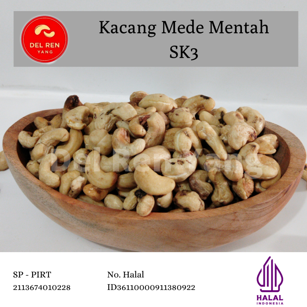 

Kacang Mede Mentah SK3 - 100 gram -500gram