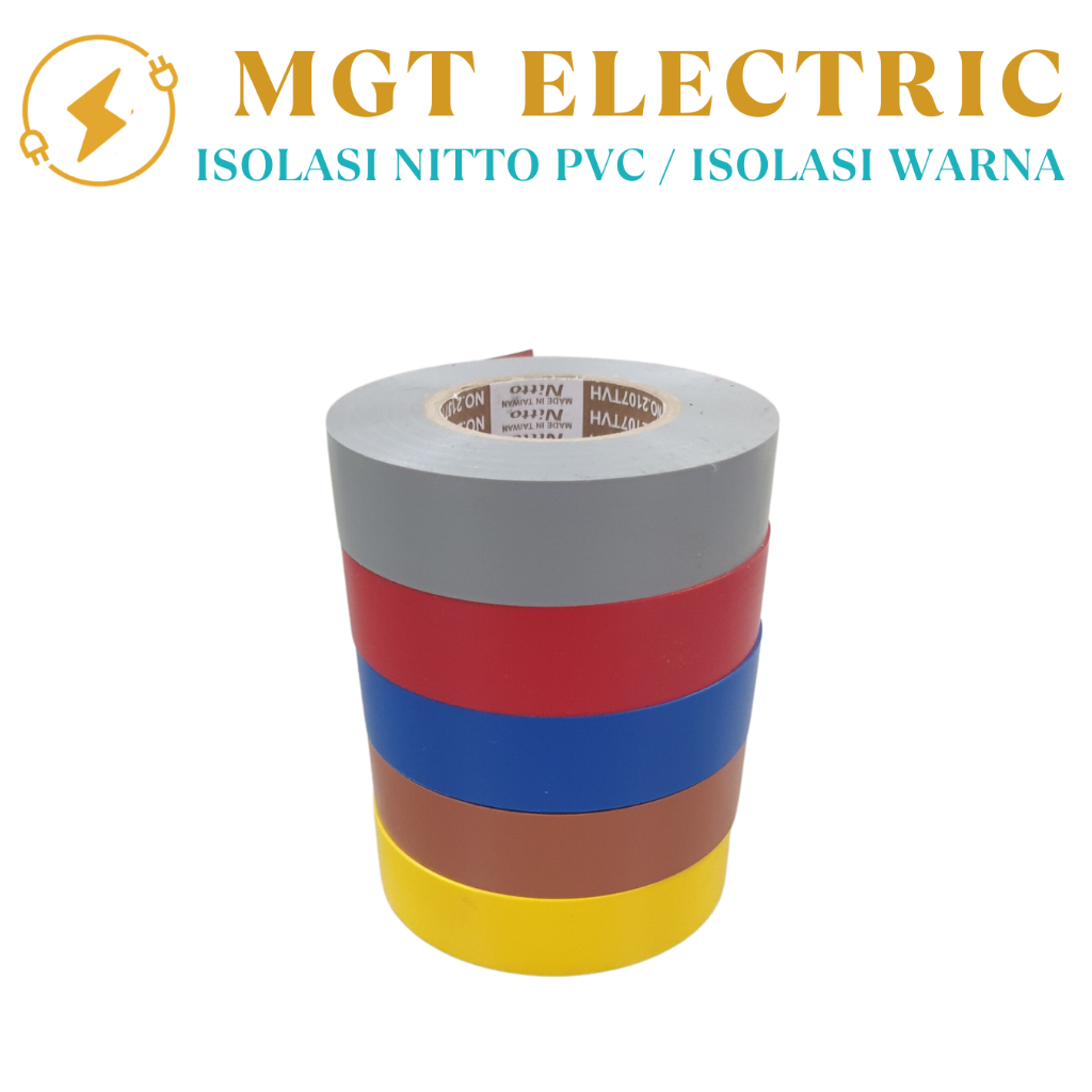 Isolasi Nitto PVC - Isolasi Warna - Nitto