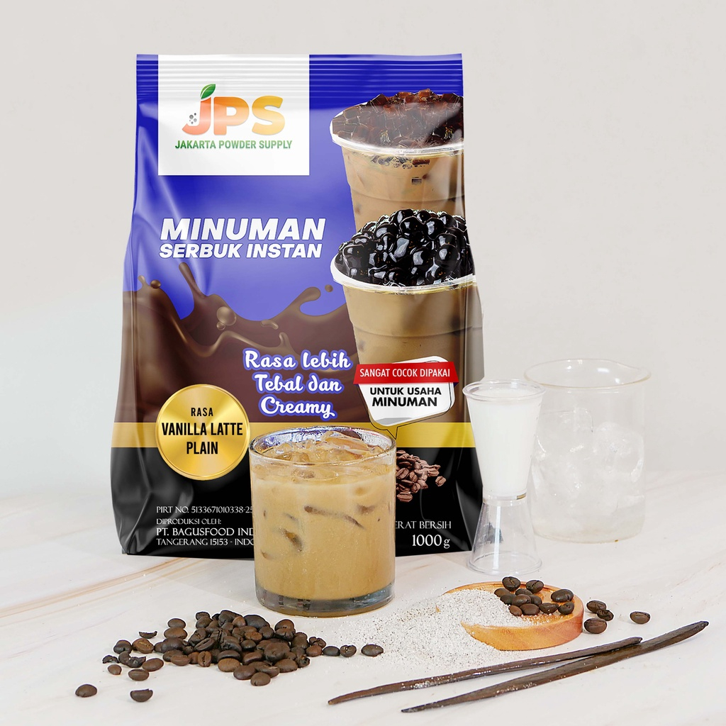 

Powder Drink JPS Bubuk Minuman Rasa VANILLA LATTE 1 Kg