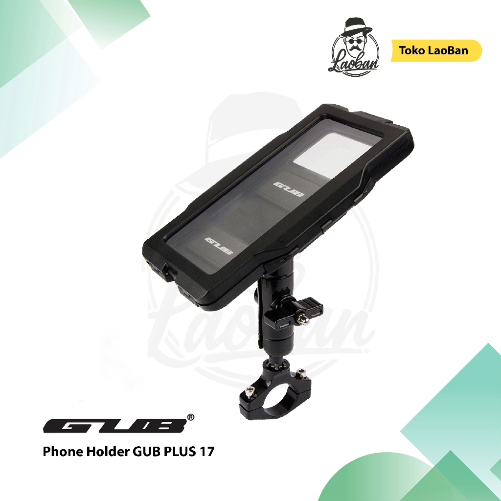 Phone Holder GUB PLUS 17 Ballhead Original - Waterproof Holder HP Motor