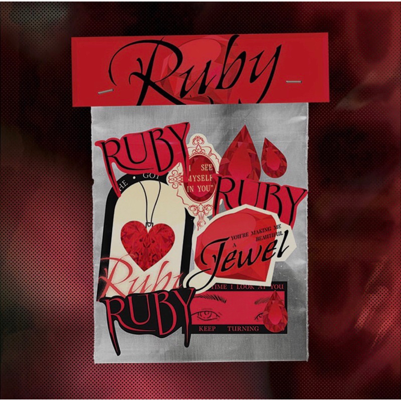 SEVENTEEN RUBY STICKER WOOZI SVT