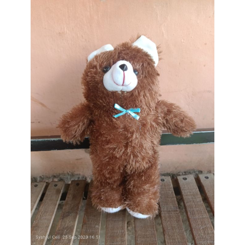 boneka beruang coklat