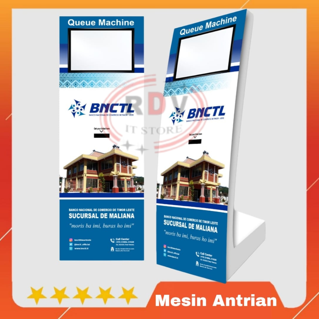 Mesin Antrian Bank BJB BRI Mandiri BNI BPR
