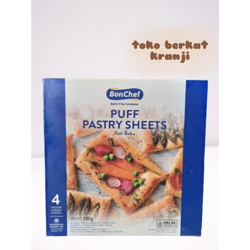 

Puff Pastry Sheet Bonchef 750gr (KHUSUS PENGIRIMAN INSTAN COURIER)