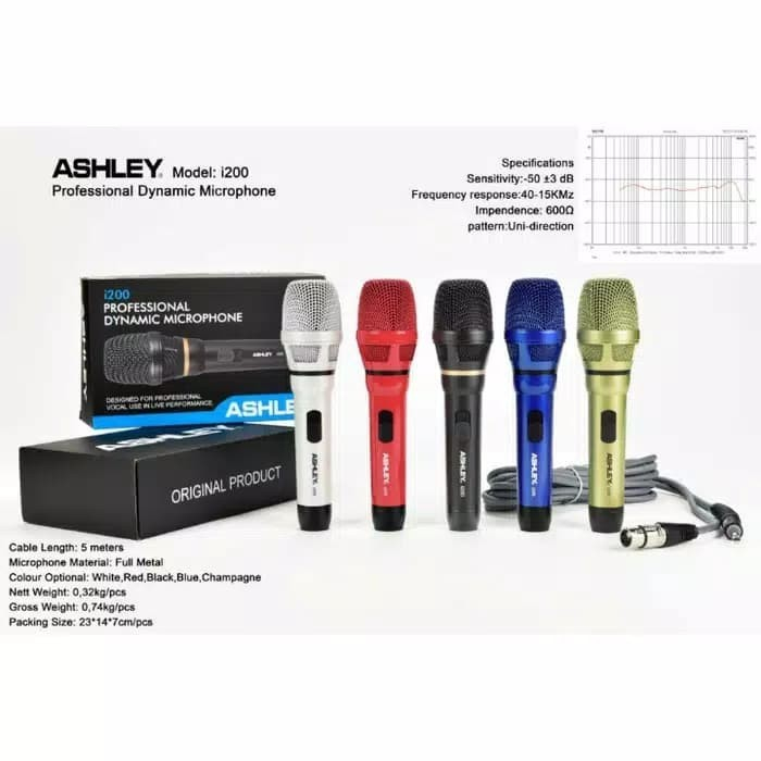 Mic Kabel Ashley i200 / Ashley i 200 Original