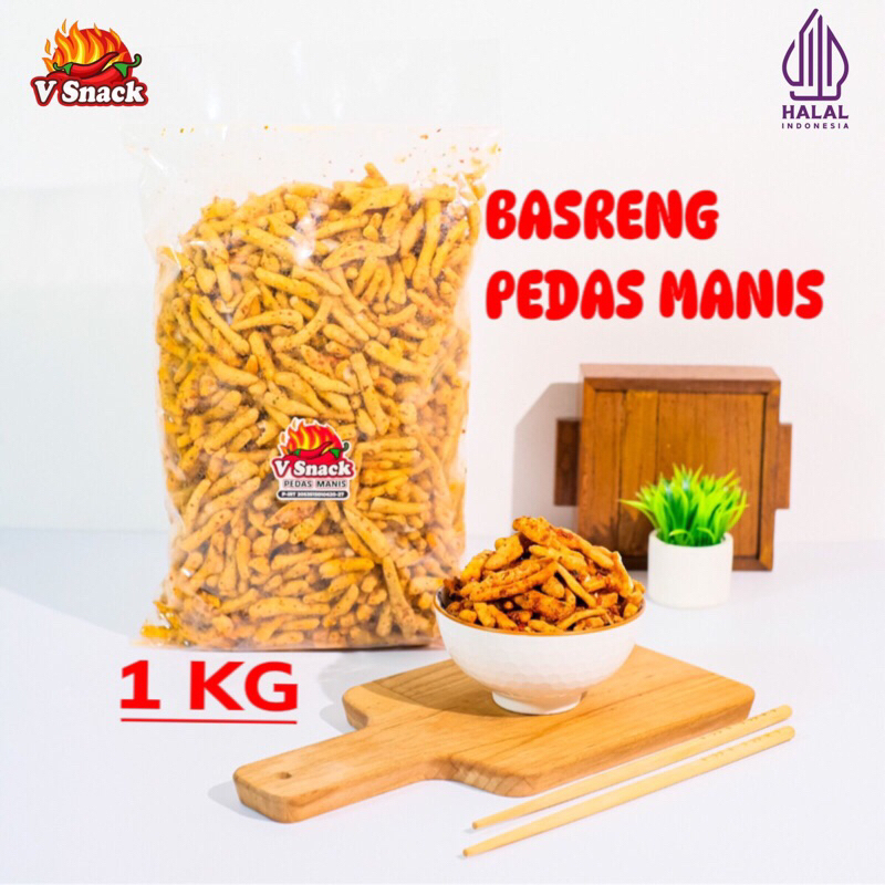

Basreng Stik Pedas Manis vsnack 1kg