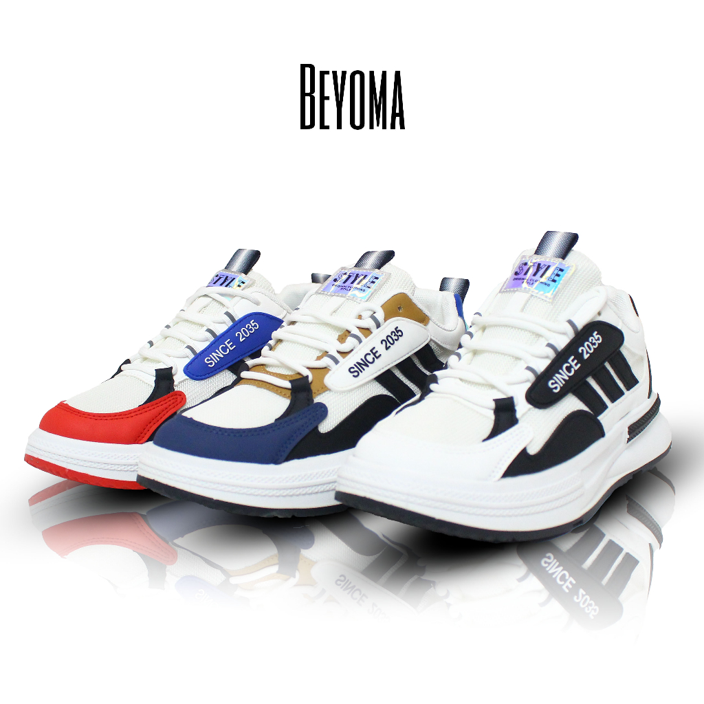 SEPATU BEYOMA SPORT SNEAKERS RUNNING PRIA WANITA COD GROSIR BYM214