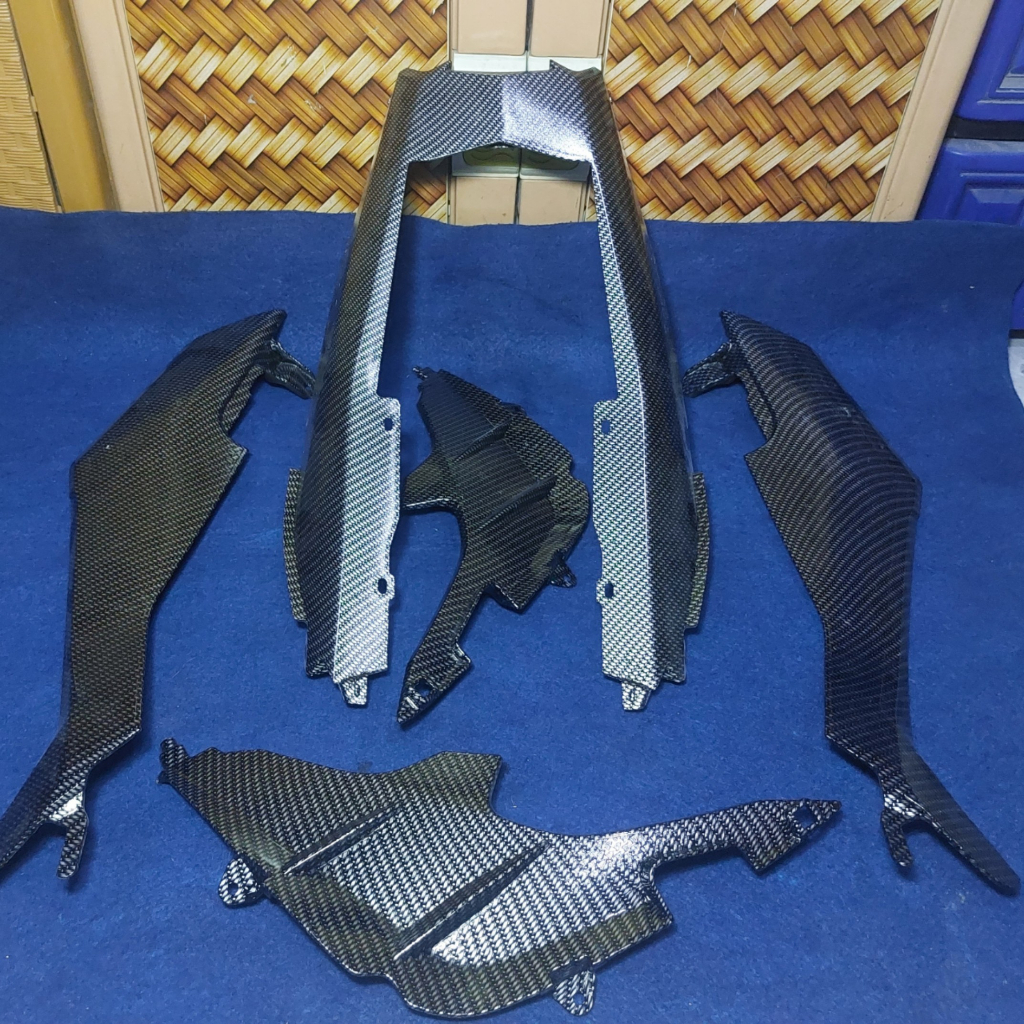 paketan karbon body kasar yamaha vixion new NVL NVA karbon